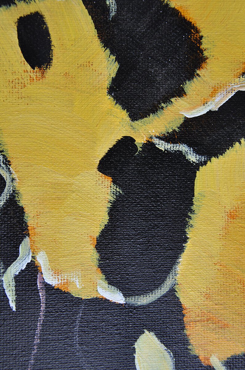 Set of 2 Abstract Marble Painting #S165